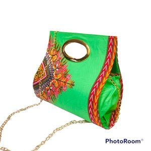 African Dashiki Bag Women’s Crossbody Bag Women’s Dashiki Purse Bohemian Hippie